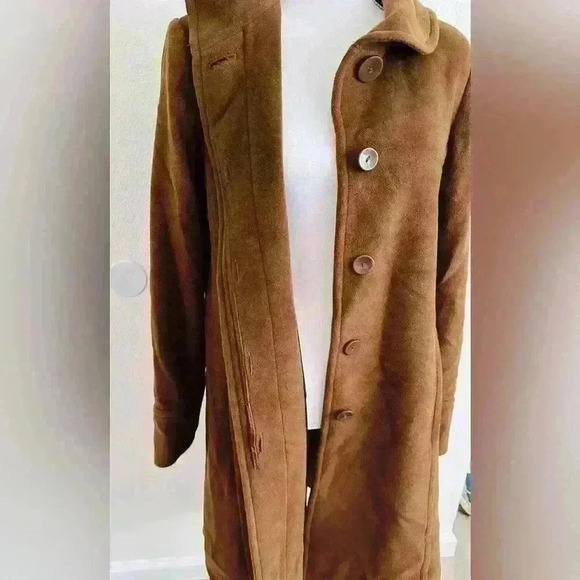 Larry Levine Lambswool Women’s Long Coat Size 12 - Picture 5 of 16
